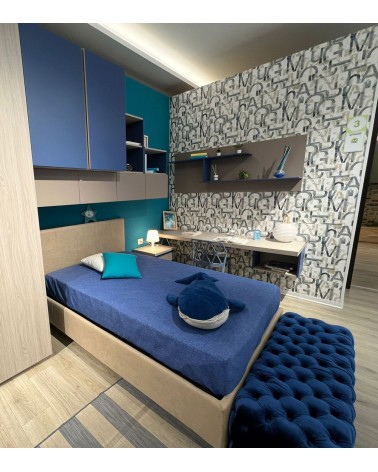 Cameretta Blu Wave