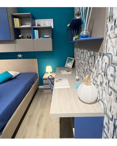 Cameretta Blu Wave